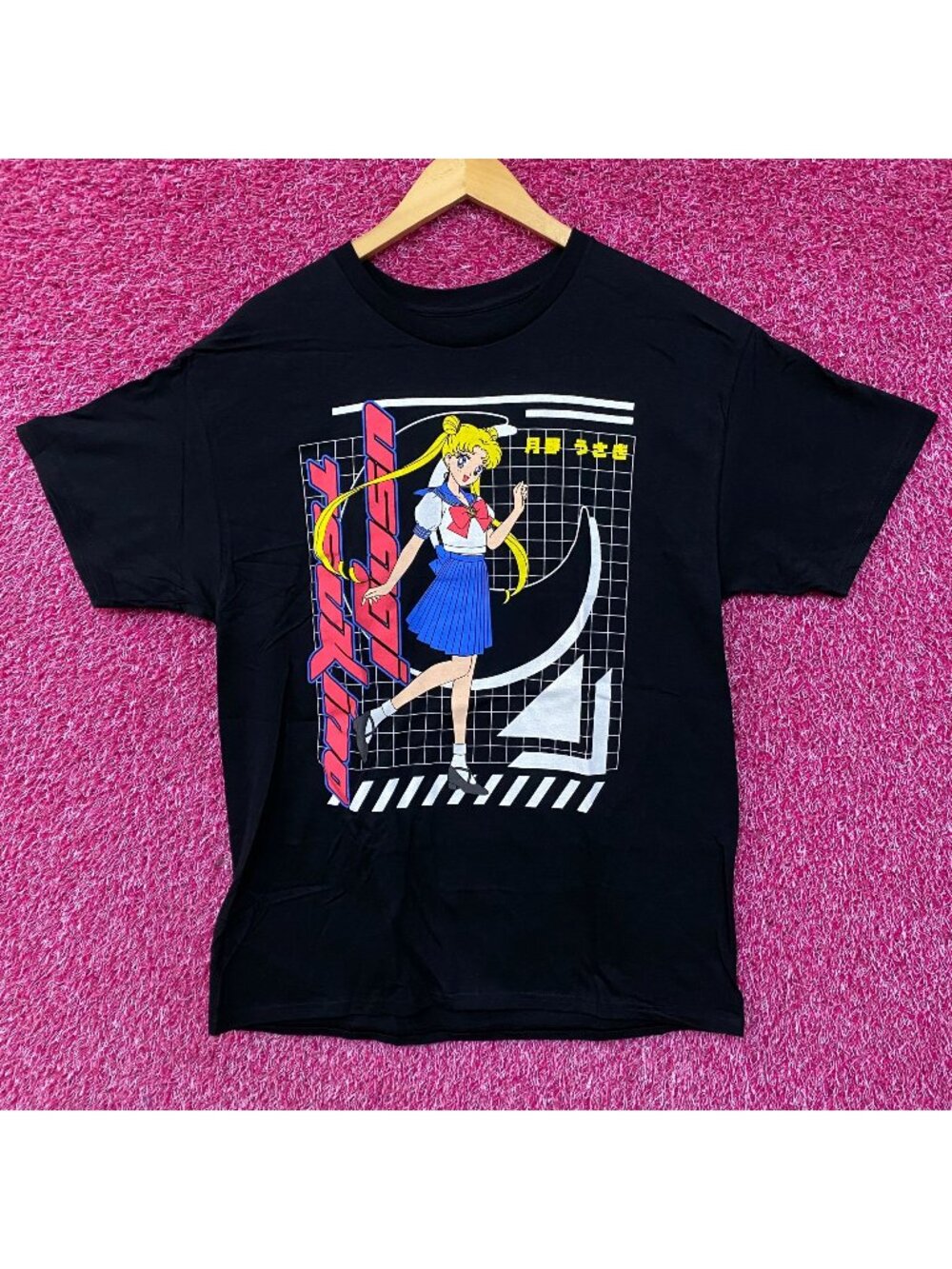 Sailor Moon Usagi Tsukino Double-Sided Anime T-Shirt Large